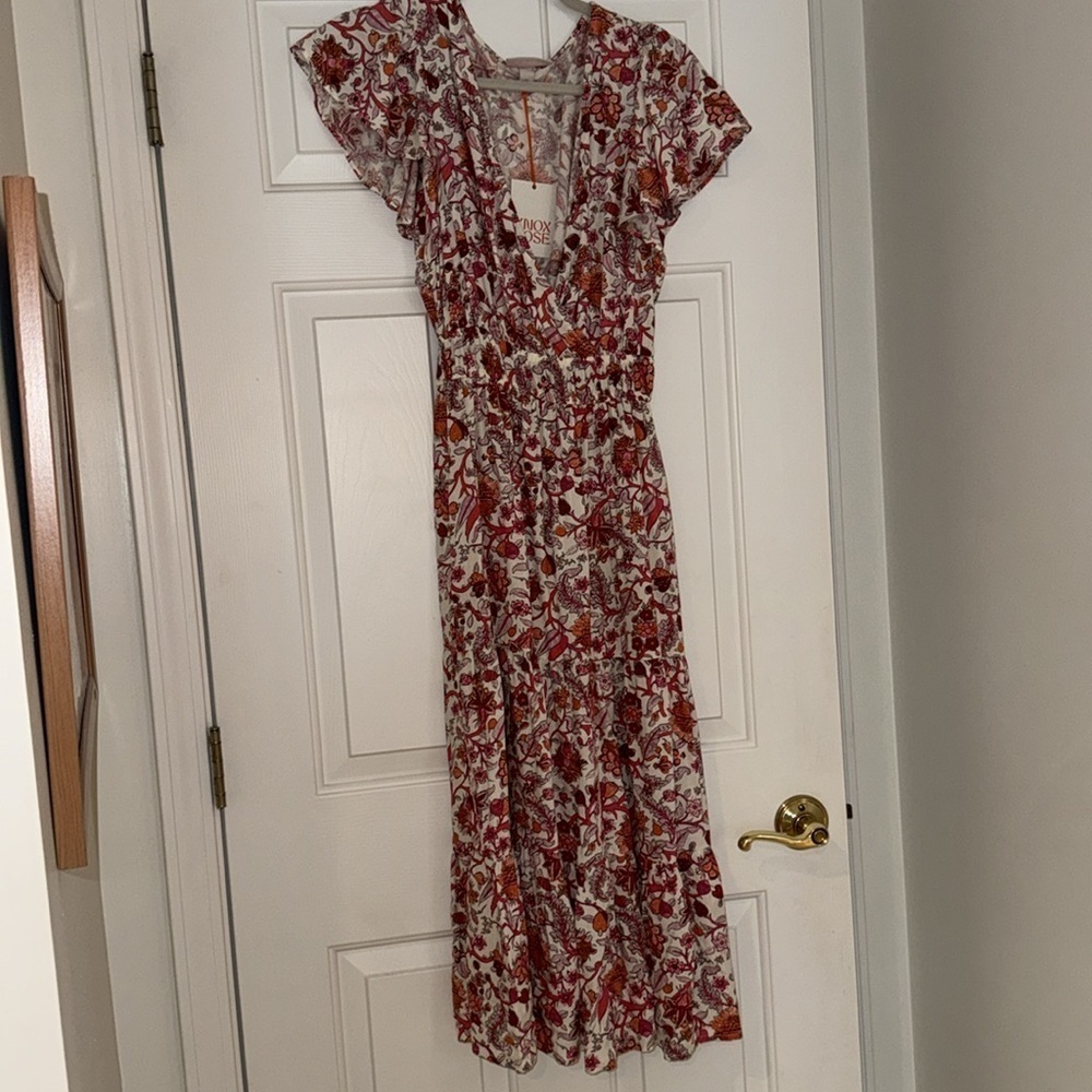 Maxi Dress - Pink and Red - Picture 4 of 8